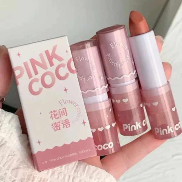 Labial en barra pink coco